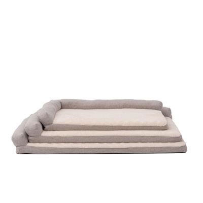 Territory Dog & Cat Khaki Lounger Bed, 40" x 32"