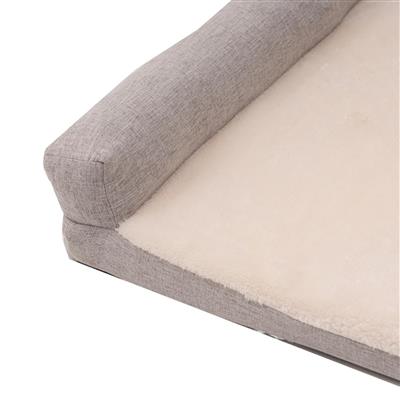 Territory Dog & Cat Khaki Lounger Bed, 36" x 27"