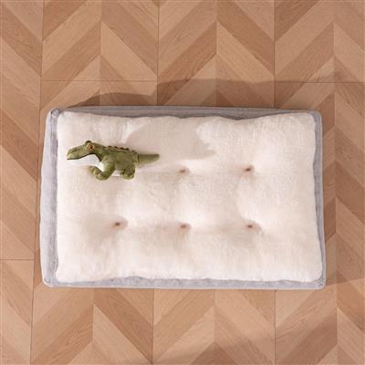 Territory Dog & Cat Khaki Lounger Bed, 30" x 20"