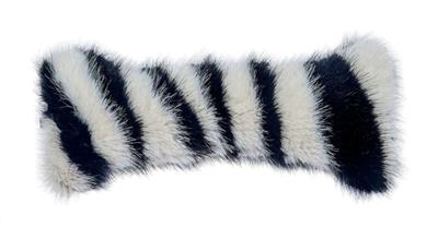 Bumper Bone Pillow White Bengal