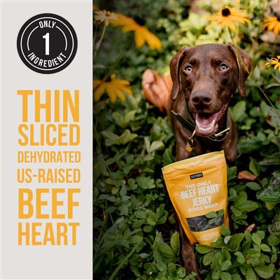 Dehydrated Beef Heart Jerky - Bulk