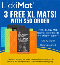 3 Free XL Mats with $50 Purchase!