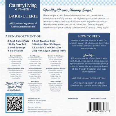 Bark-Uterie Board – Charcuterie-Inspired Natural Dog Treats