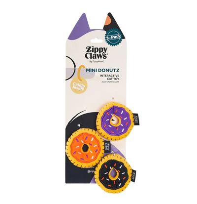 Zippyclaws Halloween Mini Donutz 3 Pk