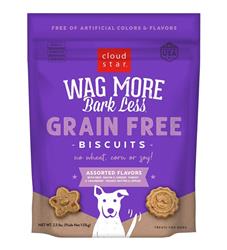 Wagmore Dog Grain Free Crunchy Biscuits Assorted Flavors 2.5 Lb.