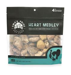 Oma'S Pride Dog Cat Freeze-Dried Heart Medley 4Oz
