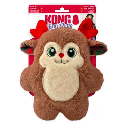 KONG Holiday Snuzzles Reindeer Dog Toy Md