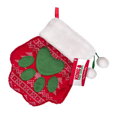 KONG Holiday Stocking Paw Lg