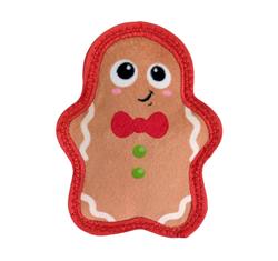 Outward Hound Tough Skinz Gingerbread Man Dog Toy