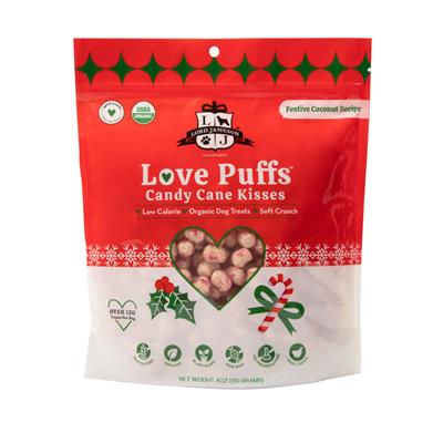 Lord Jameson Love Puffs Candy Cane Kisses Pouch 4oz