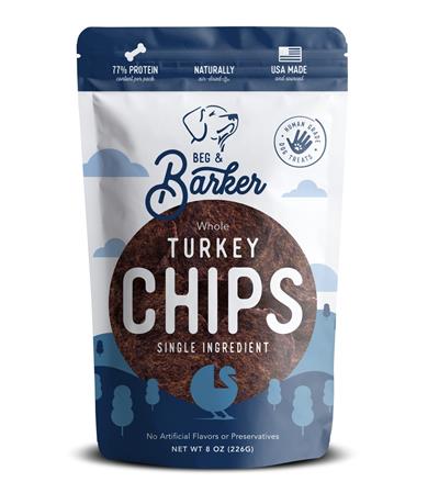 Beg & Barker Whole Turkey Chips Dog Treats 1ea/8 oz