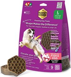 Yummy Combs Dog Fish & Eggs 12oz. Dental Extra Large