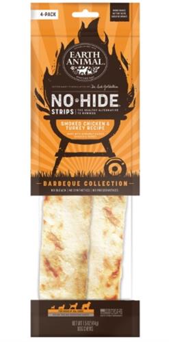 Earth Animal Dog No-Hide The Barbeque 4 Inches 2 X 24 Count