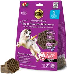 Yummy Combs Dog Fish & Eggs 12oz. Dental Small