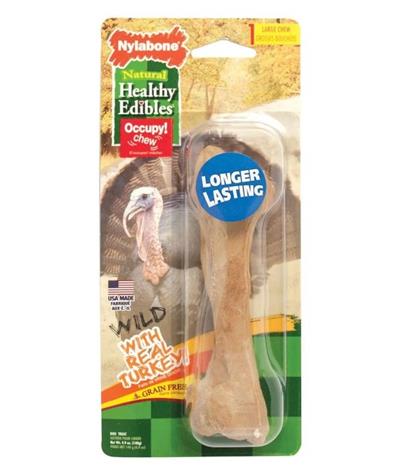 Nylabone Healthy Edibles Wild Turkey Small 4pk