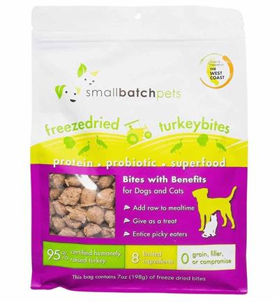 Small Batch Freeze Dried Turkey Bites - 7oz.