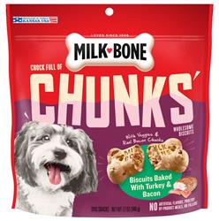 Milk-Bone Chock Full of Chunks Dog Treats Turkey & Bacon 1ea/12 oz