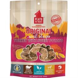 Plato Dog Strp Grain Free Turkey Sweet Potato 6oz.