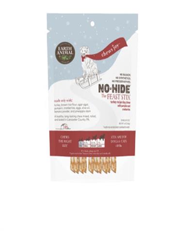 Earth Animal Dog No Hide Feast Stix 10Pk
