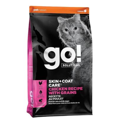 Go! Cat Skin & Coat Care Chicken With Grain 3Lb