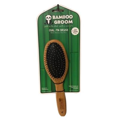 Bamboo Groom Oval Pin Brush Large