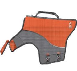 Goo-Eez Dog Life Vest Orange/Grey Large