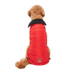 Goo-Eez Mock Neck Signature Dog Jacket Red/Black XXSmall