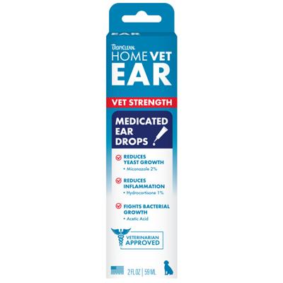 HomeVet Medicated Ear Drops, 2oz