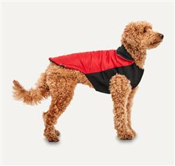 Goo-Eez Mock Neck Signature Dog Jacket Red/Black Large