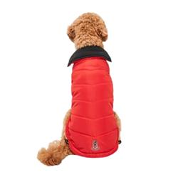Goo-Eez Mock Neck Signature Dog Jacket Red/Black XLarge
