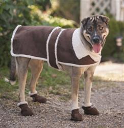 Fashion Pet Shearling Coat Brown Small