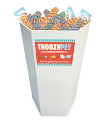 ThoozyPet Play 48pc Rope Fetch Stick Dump Bin