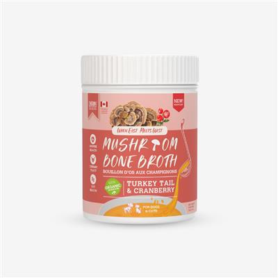 2.5oz- Mushroom Bone Broth - Turkey Tail & Cranberry