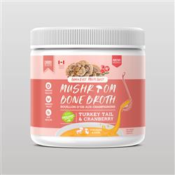 5 oz- Mushroom Bone Broth - Turkey Tail & Cranberry