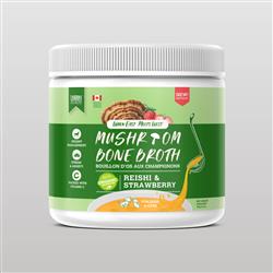 5 oz- Mushroom Bone Broth - Reishi & Strawberry