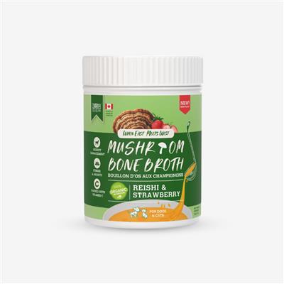 2.5 oz- Mushroom Bone Broth - Reishi & Strawberry