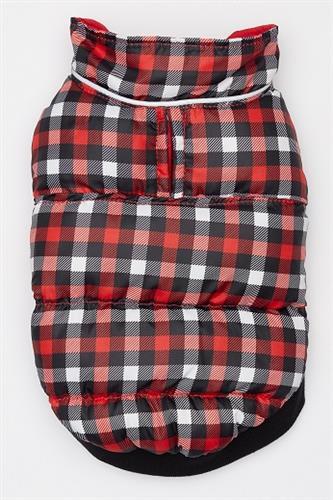 Flex-Fit Reversible Puffer Coat Red / Gingham