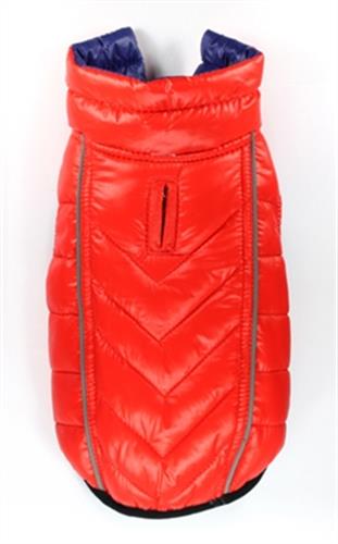 Featherlite Reversible-Reflective Puffer Vest  - Blue/Orange