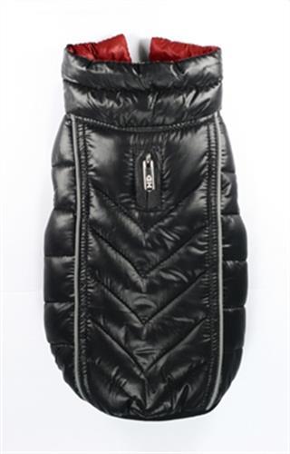 Featherlite Reversible-Reflective Puffer Vest  -Black/Red