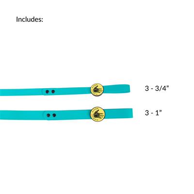 Body Glove Collar & Leash Prepack #2 - Sunset & Teal