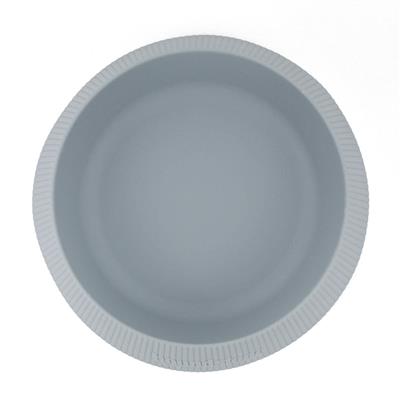 Houndstone Silicone Cat Bowl, Dishwasher Safe, Slate Grey