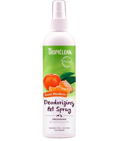 Tropiclean Dog Deodorizing Spray Mandandrin 8 oz.