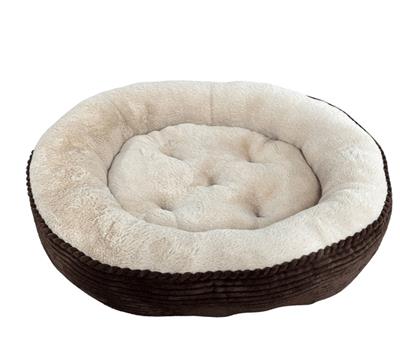 Ethical Pet Sleep Zone Luxe Round Rib Corduroy 36? Chocolate
