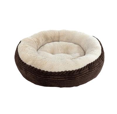 Ethical Pet Sleep Zone Luxe Round Rib Corduroy 23? Chocolate