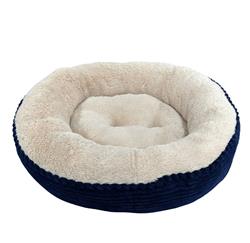 Ethical Pet Sleep Zone Luxe Round Rib Corduroy 36? Navy