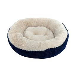 Ethical Pet Sleep Zone Luxe Round Rib Corduroy 31? Navy