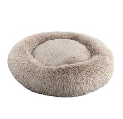 Ethical Pet Sleep Zone Luxe Round Faux Fur 39? Taupe