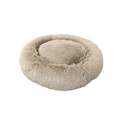 Ethical Pet Sleep Zone Luxe Round Faux Fur 22? Taupe