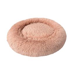 Ethical Pet Sleep Zone Luxe Round Faux Fur 27? Dusty Rose