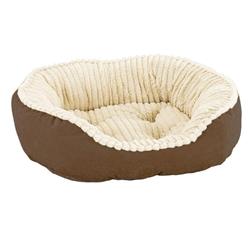 Ethical Pet Sleep Zone Carved Plush 26" Chocolate